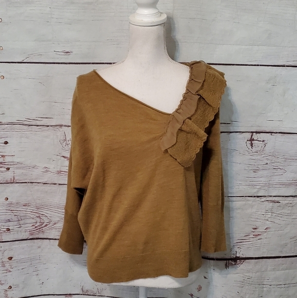 Anthropologie Sweaters - Anthropologie Knitted & Knotted Wool Sweater Sz L